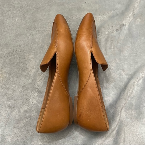 Madewell The Frances Skimmer in Leather English saddle brown - Picture 7 of 12